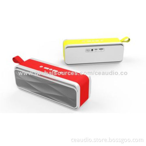 NFC Bluetooth Speaker with Hand-free, Plastic and Metal Finish, Powerful Bass, Private Tooling Mode